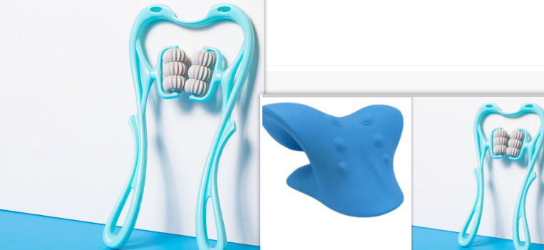 Six-Wheel Neck & Shoulder Manual Massager – Relax Anytime, Anywhere